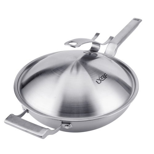 

LXBF LX-5CG-502 Five Layer Steel Non Stick Wok Cooking Pot