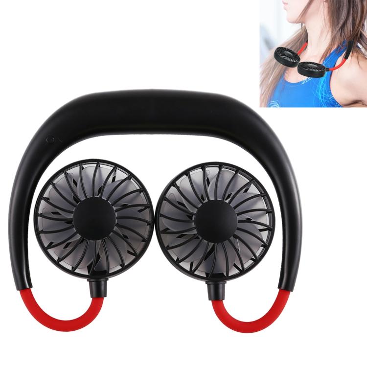 

Multi-function Portable Adjustable Wearable Sport Fan(Black)
