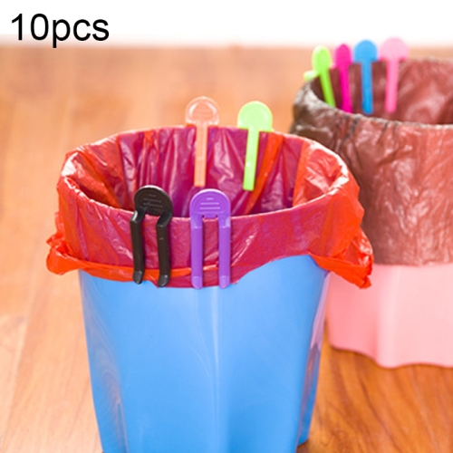 

4 PCS Universal Trash Bag Fixed Clip Waste Basket Rubbish Bin Garbage Can Clamp Rubbish Clip Non-slip Garbage Bag Clip, Random Color Delivery