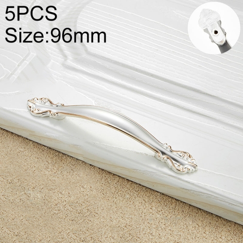 

5 PCS 6032B_96 Gold and Silver Paint Closet Cabinet Handle Pitch: 96mm