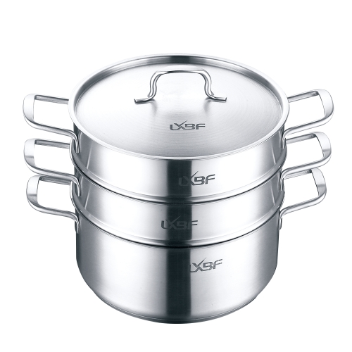 

LXBF LX-3ZG-28 Stainless Steel 3-layer Steamer Cooking Pot