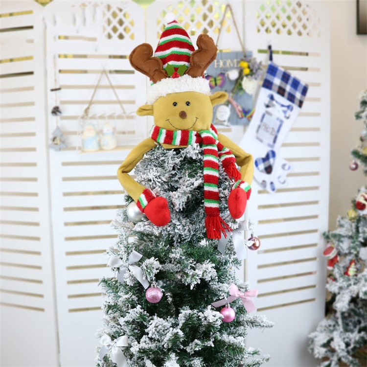 

2 PCS CX20208 Elk Pattern Christmas Tree Pendant Decoration, Size: L