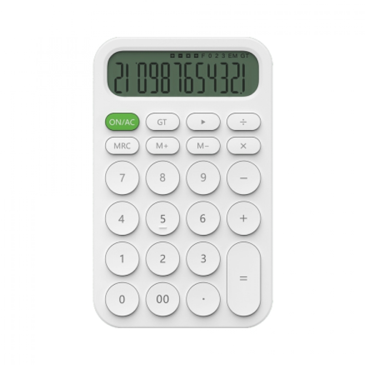 

Original Xiaomi Mijia Rice Calculator 12-bit LED Display ABS Material 6 Degree Angle