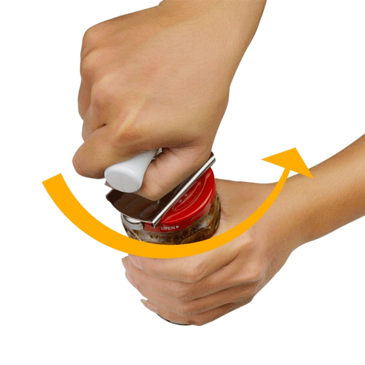 

Effortless Stainless Steel Can Opener Seal Lid Remover Kitchen Tool