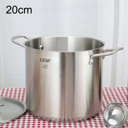 

LXBF LX-ZT20-03 Stainless Steel Stock Pot Cooking Pot, Specification: 20cm