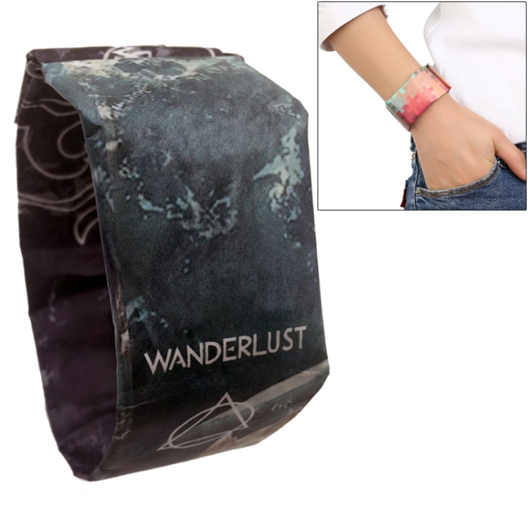 

Whale Island Pattern Creative Fashion Waterproof Paper Watch Intelligent Paper Electronic Wristwatch