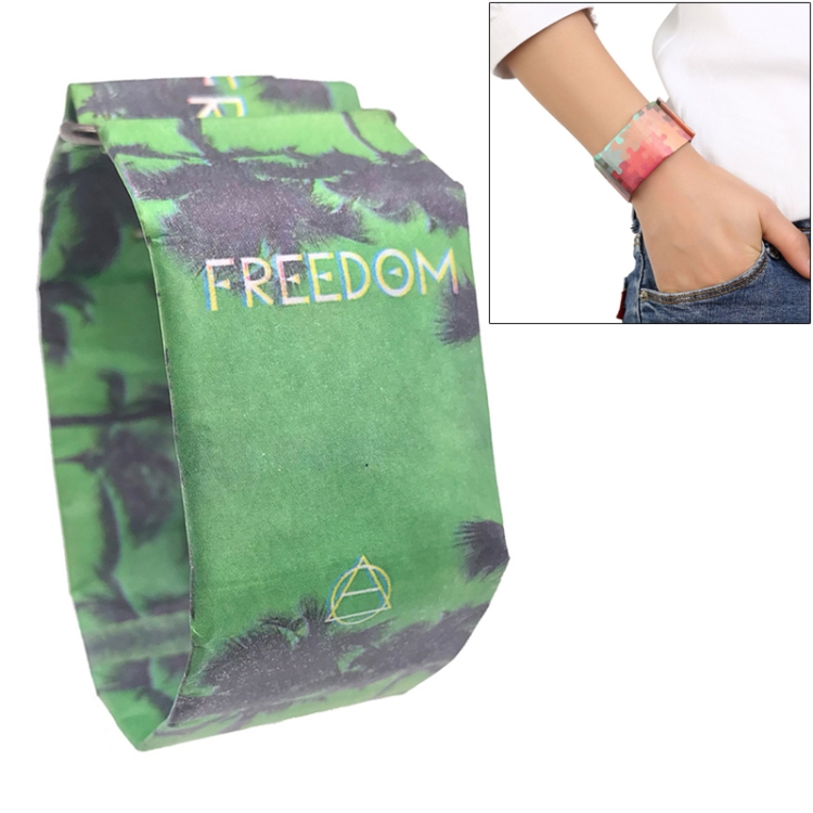 

Free Pattern Creative Fashion Waterproof Paper Watch Intelligent Paper Electronic Wristwatch