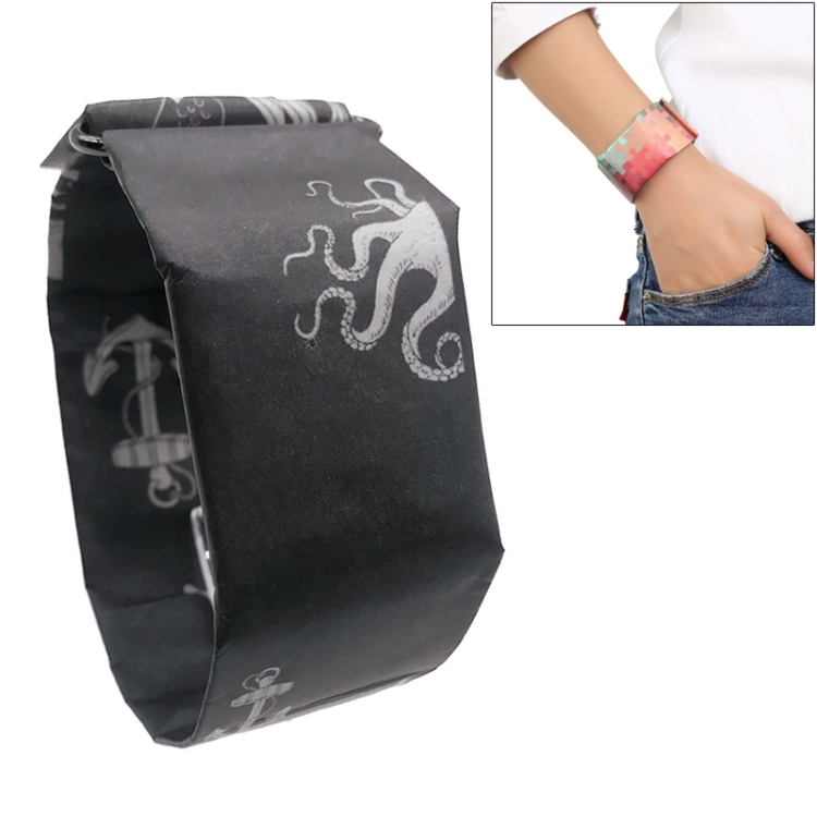 

Rudder Pattern Creative Fashion Waterproof Paper Watch Intelligent Paper Electronic Wristwatch