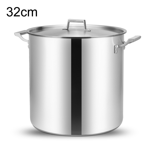 

LXBF LX-SG32 24L Stainless Steel Stock Pot Steamer Cooking Pot, Specification: 32cm