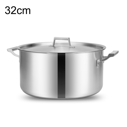 

LXBF LX-SD32 13L Stainless Steel Stock Pot Steamer Cooking Pot, Specification: 32cm