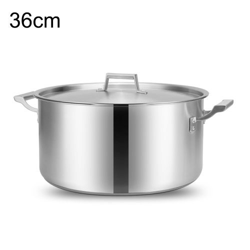 

LXBF LX-SD36 18L Stainless Steel Stock Pot Steamer Cooking Pot, Specification: 36cm