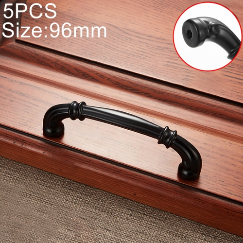 

5 PCS 6569-96 Simple Archaistic Zinc Alloy Handle for Cabinet Wardrobe Drawer Door, Hole Spacing: 96mm