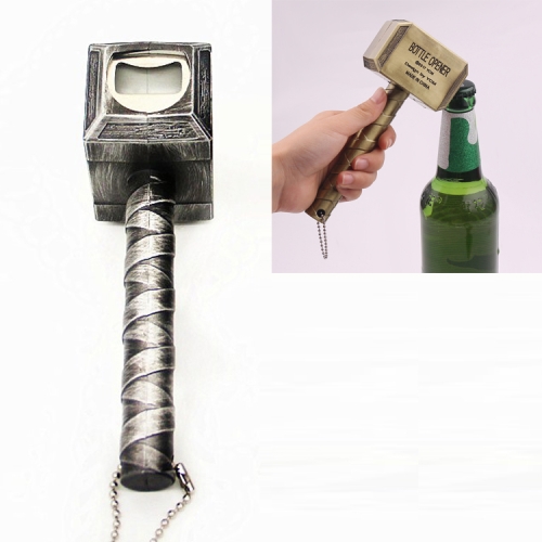 

Hammer Shape Creative Beer Wine Bottle Opener (Silver)