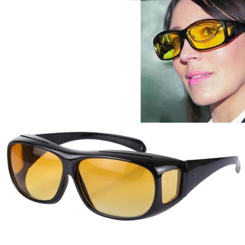 

Yellow Lens Anti Glare Night Vision Glasses Safety Driver Sunglasses for Men / Women(Yellow)