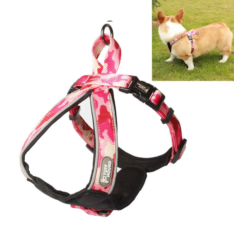 

Tuffhound 1628 Adjustable Dog Chest Strap Collar Belt,Size:L, 2.5x54x(64-78)cm (Red)
