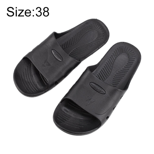 

Anti-static Anti-skid Six-hole Slippers, Size: 38 (Black)