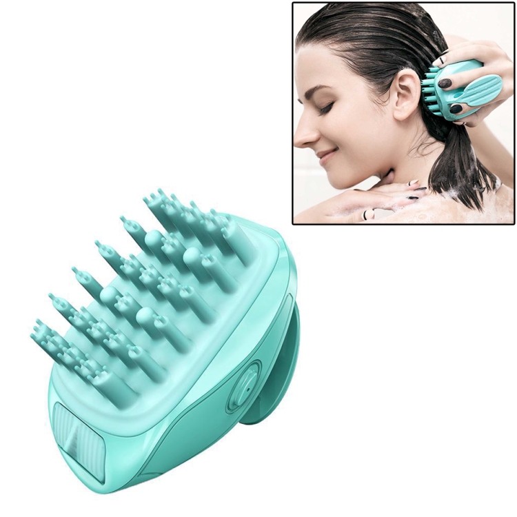 

Household Rechargeable Ultrasonic Shampoo Instrument Head Massager (Green)