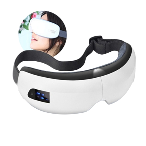 

Smart Hot Compress Eye Pressure Massager, Support Bluetooth Music Playback(White)
