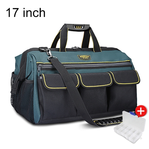 

WINHUNT Multi-function Oxford Cloth Wear-resisting Hardware Maintenance Tools Handbag Convenient Tool Bag, Upgrade Enhanced Version, Size : 17 inch