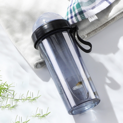 

JOYROOM JR-CY274 600ml Dream Series Detachable Two-color Straw Design Couple Cup(Black)