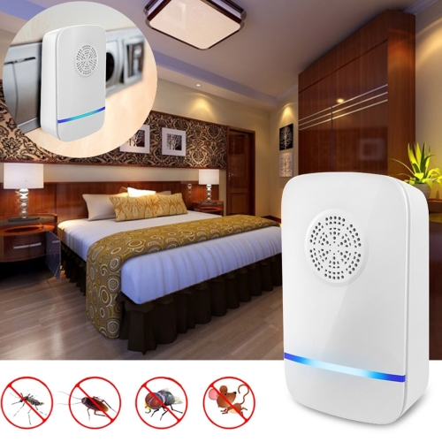 

Electronic Ultrasonic Anti Mosquito Rat Insect Pest Repeller with Light, EU Plug, AC 110-220V