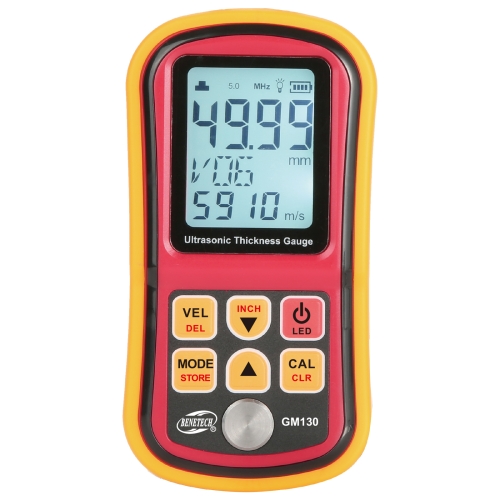 

BENETECH GM130 Ultrasonic Thickness Meter Tester Gauge, Measure Range: 1.00~300.0mm