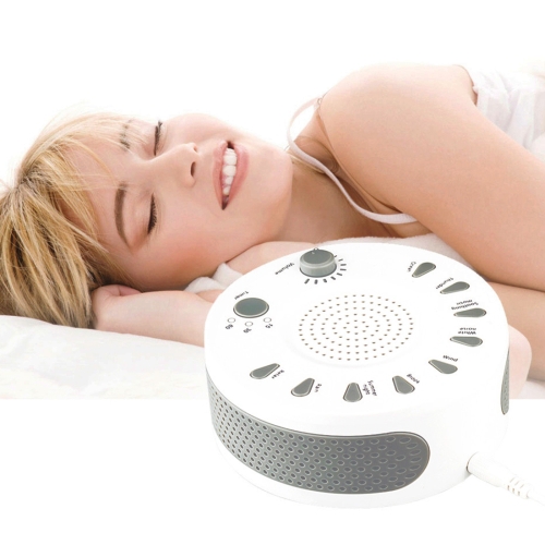 

White Noise Machine Sleep Aid Device Improves Sleeping with Nine Timed Music(White)