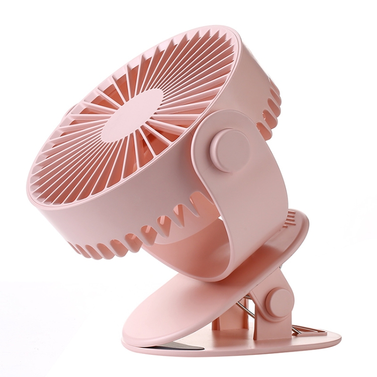 

Multi-function Adjustable USB Charging Desktop Clip Electric Fan, Support 3 Speed Control (Pink)