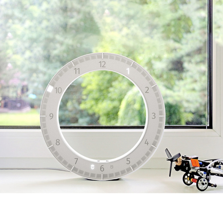 

Creative Silent Circular LED Clock (White)