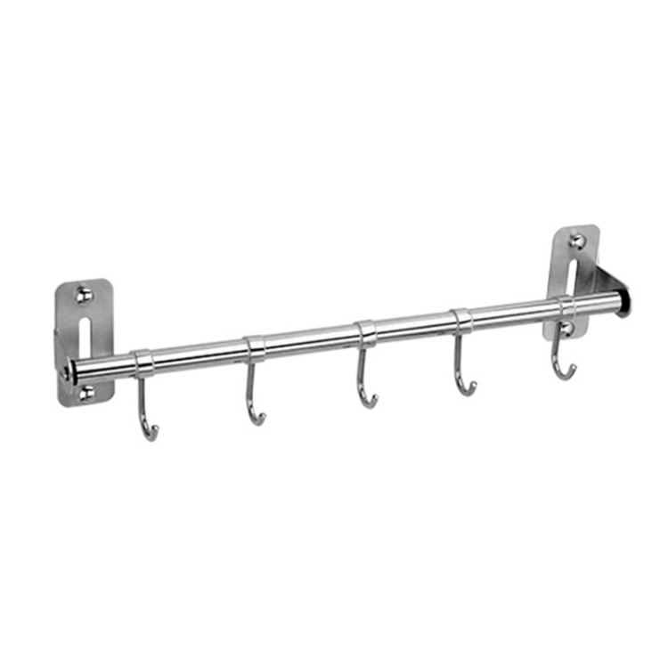 

304 Stainless Steel Wall-mounted Kitchen Rack Hanging Rod