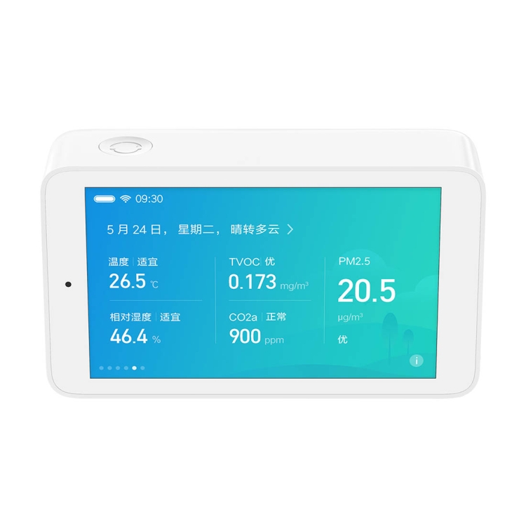 

Original Xiaomi Mijia USB Charging Air Quality Relative Humidity Detector with HD Touch Screen