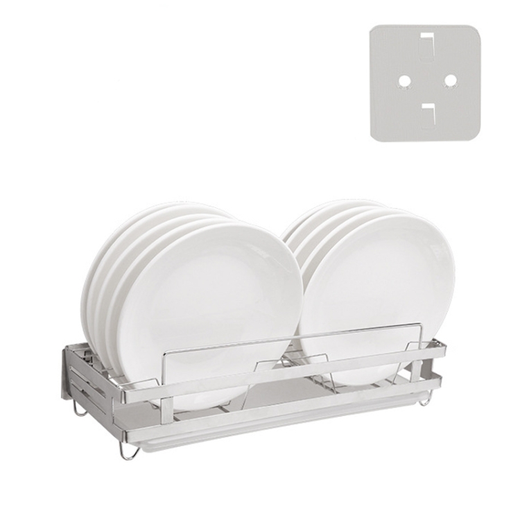 

304 Stainless Steel Wall-mounted Kitchen Rack Hanging Dish Holder