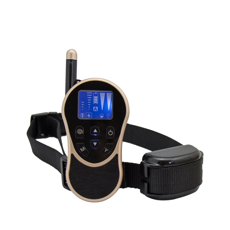 

WELLTURN 774 Adjustable Rechargeable Waterproof Pet Dog Training Anti Barking Collar Electric Shock Collar (Black)