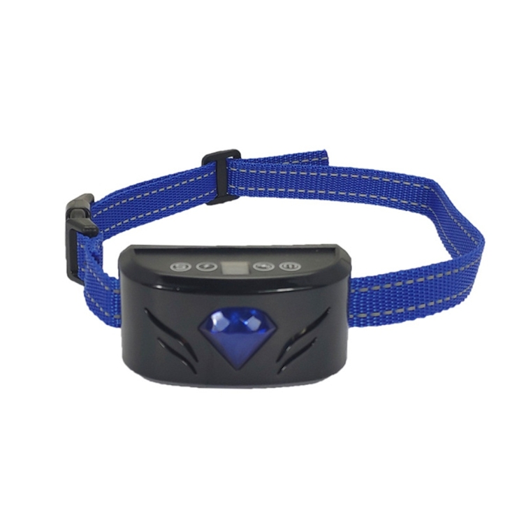 

WELLTURN B530 Rechargeable Waterproof Pet Dog Anti-jamming Digital Display Training Anti Barking Collar (Blue)