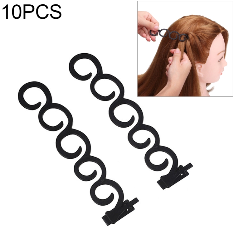 

5 Packs/10 PCS DIY Magic Hair Braider French Twist Styling Tool Maker