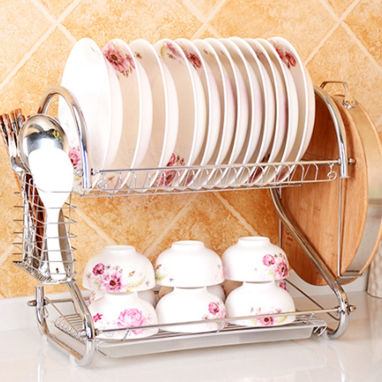 

Multi-function Kitchen Stainless Steel Single Disk Rack Hanging Chopsticks Chopping Block Holder