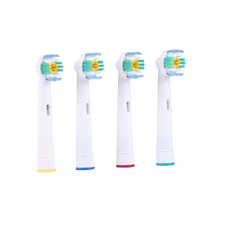 

4 PCS Replacement 3D WHITE Brush Heads for Oral-B EB-18A Electric Toothbrush