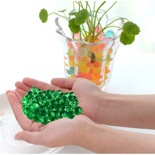 

1000 PCS Home Decor Pearl Shaped Crystal Soil Water Beads Bio Gel Ball For Flower/Weeding Mud Grow Magic Jelly Balls(Army Green)