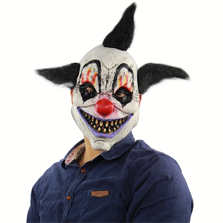 1 Pcs Halloween Mask Durable Clown Pattern Scary Festival Headpiece