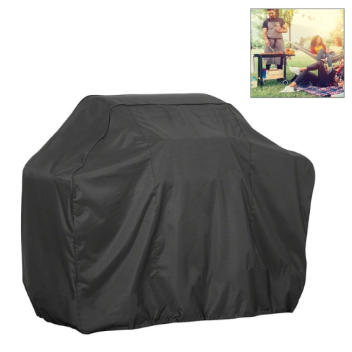 

Outdoor Anti-UV Waterproof Dust-proof 210D Oxford Cloth BBQ Square Protective Bag Charcoal Barbeque Grill Cover, Size: 190x70x117cm(Black)