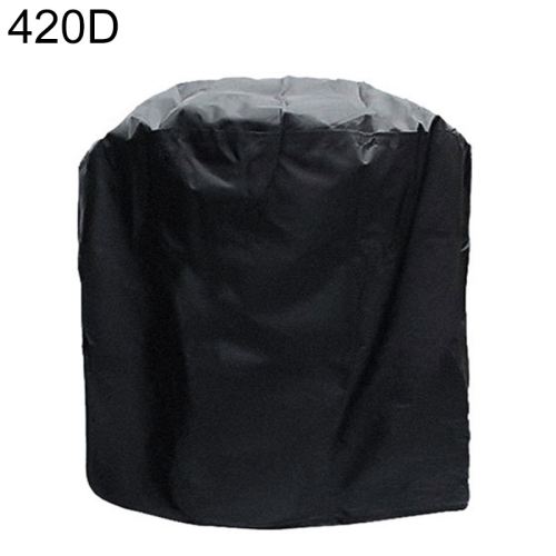 

58x77cm 420D Oxford Cloth BBQ Round Protective Bag Charcoal Barbeque Grill Cover(Black)