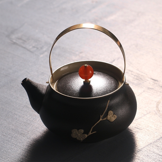 

Crude Pottery Alcohol Furnace Teapot Ceramic Tea Boiler