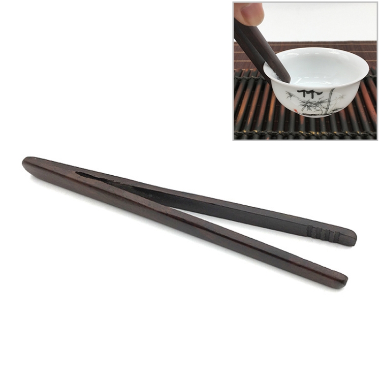 

Tea Table Ebony Clip Tweezers Wooden Tea Accessories