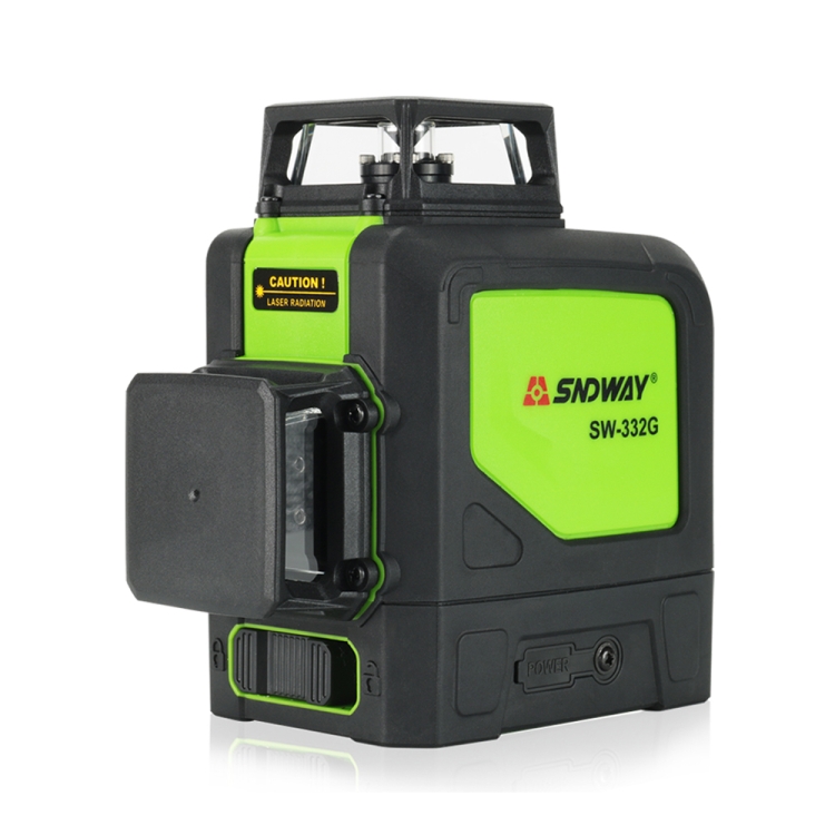 

SNDWAY SW-332G Laser Level Covering Walls and Floors 8 Line Green Beam IP54 Water / Dust-proof (Green)