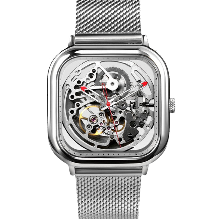 

Original Xiaomi CIGA Fashion Hollowed Mechanical Watch(Silver)
