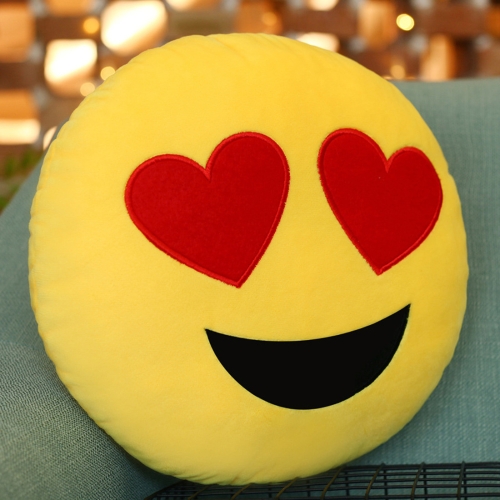 

Creative Emoji Throw Pillow Back Pillow, Size: About 28cm x 28cm