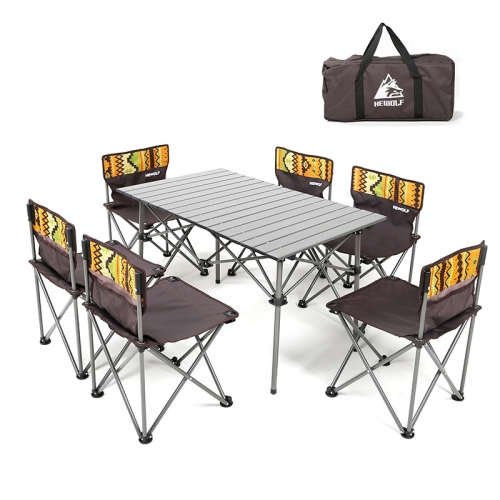 Sunsky 7 In 1 Hewolf Hw J1898 Outdoor Portable Folding Table