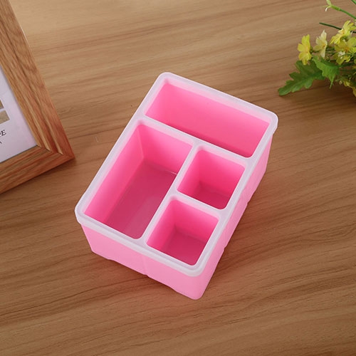 

Desktop Storage Organizer Remote Control Caddy Holde for Desk Office Supplies(Pink)