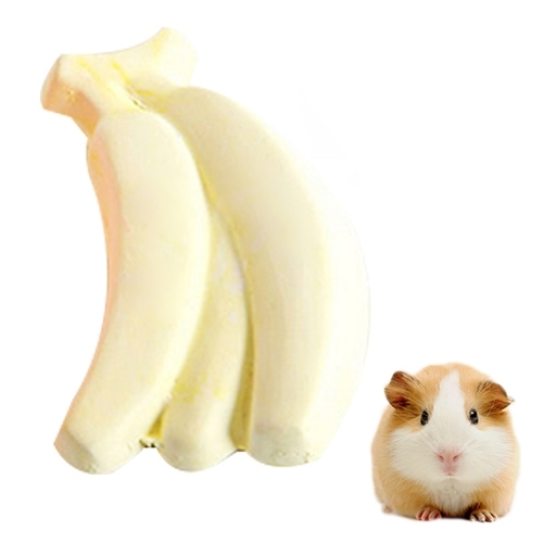 

Pet Fruit Type Calcium Stone Hamsters Rabbits Small Pets Teeth Grinding Stones Pets Training Tools(Yellow)