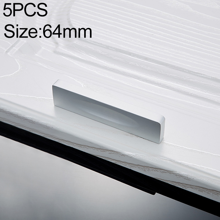 

5 PCS 2058_64 Space Aluminum Closet Cabinet Handle (Matte)